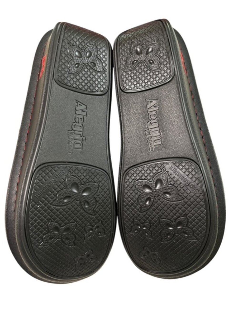 Alegria Kamila Clogs Womens Size 8 - 8.5 Red Leather Slip On Walking Comfort - Picture 8 of 11